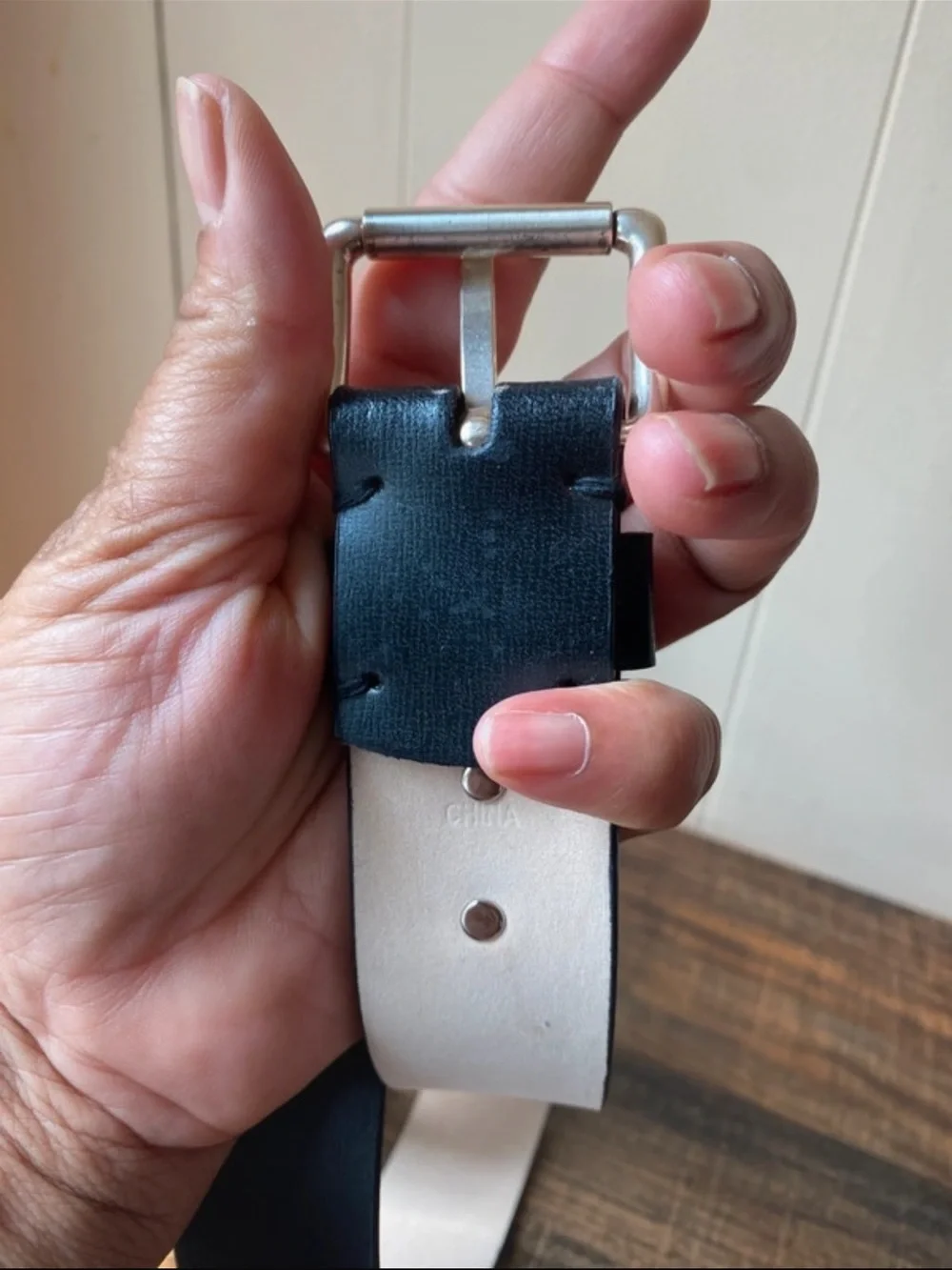 Calvin Klein Leather Belt, 44”